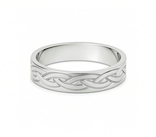 Interwoven Grace Platinum Ring