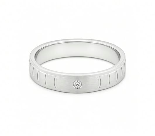 Diamond Accent Platinum Ring