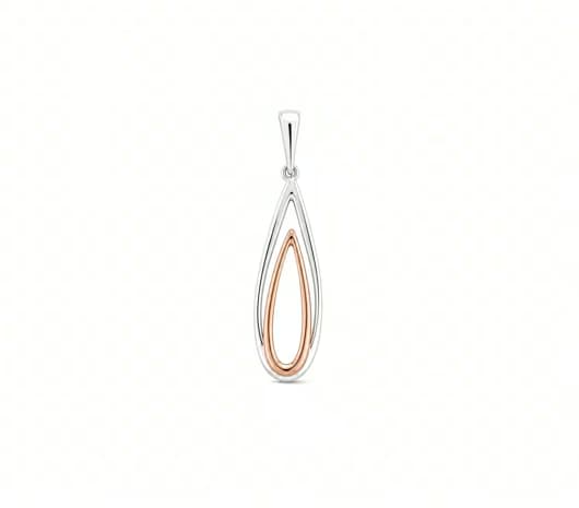 Sleek Harmony Platinum Pendant