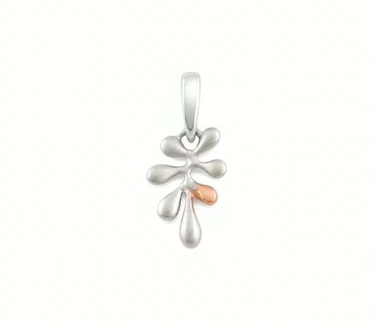 Bloom Line Elegance Platinum Pendant