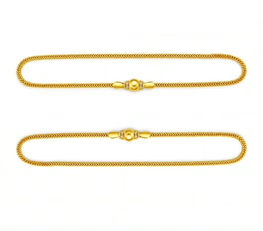 Royal Chain Grace 22 KT Gold Anklet