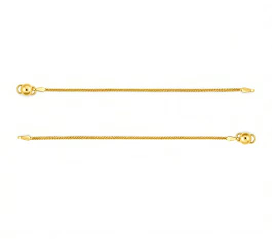 Fine Rope 22 KT Kids Gold Anklet