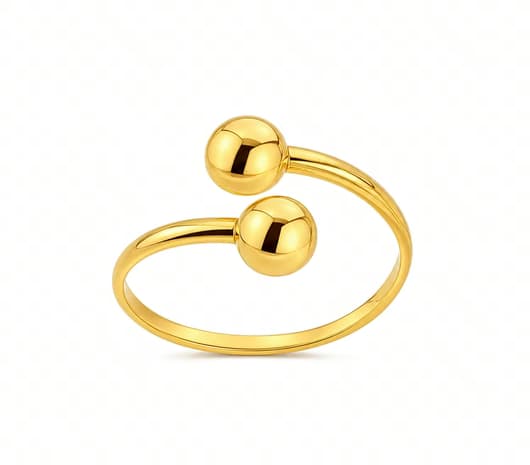 Casual stylish Adjustable Gold Ring