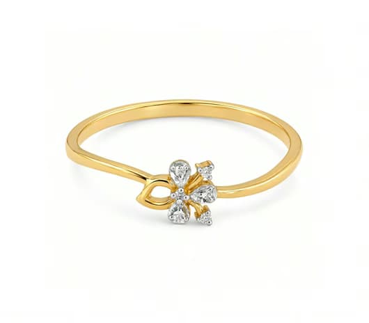 Petalia Grace 14 KT Diamond Ring