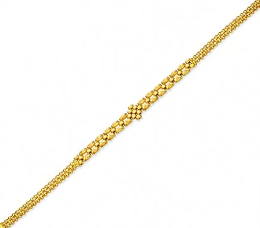 Textured pattern Mens Bracelet