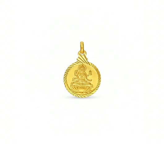 Lakshmi 22KT Gold Pendant