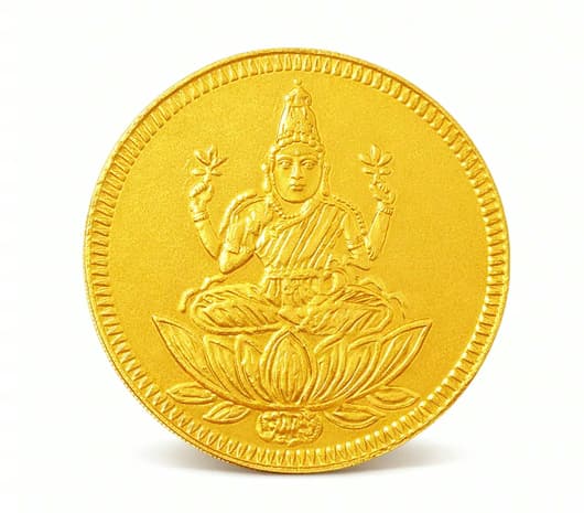 22 KT 916 Purity Lakshmi Gold Coin 8 Gm Jos Alukkas