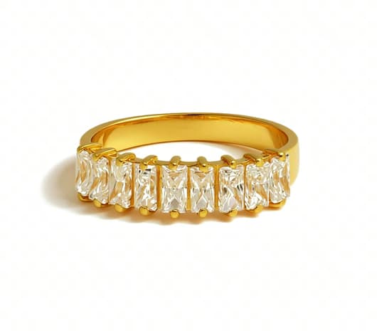 Prismatic Shine Gold Ring