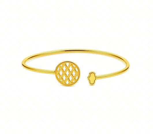 Golden Glow Band motif Gold Bracelet