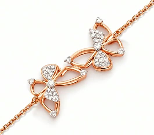 Elegant 18KT Diamond Bracelet