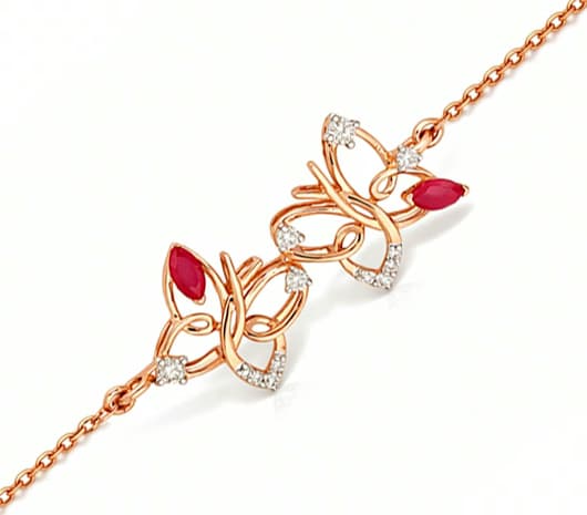 Delicate 18KT Diamond Bracelet