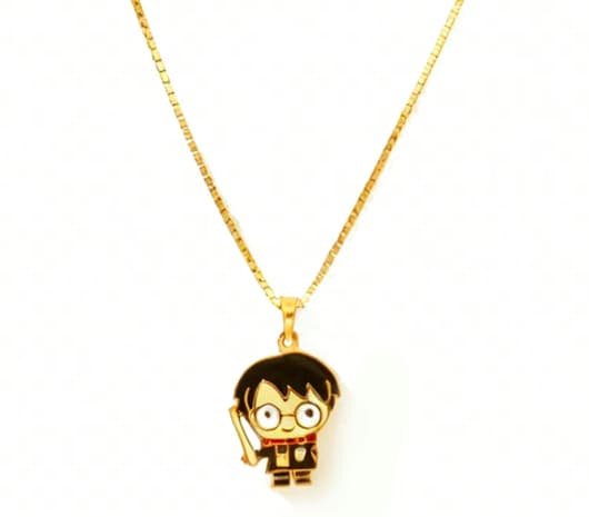 22KT Gold Cartoon Wizard Kids Chain